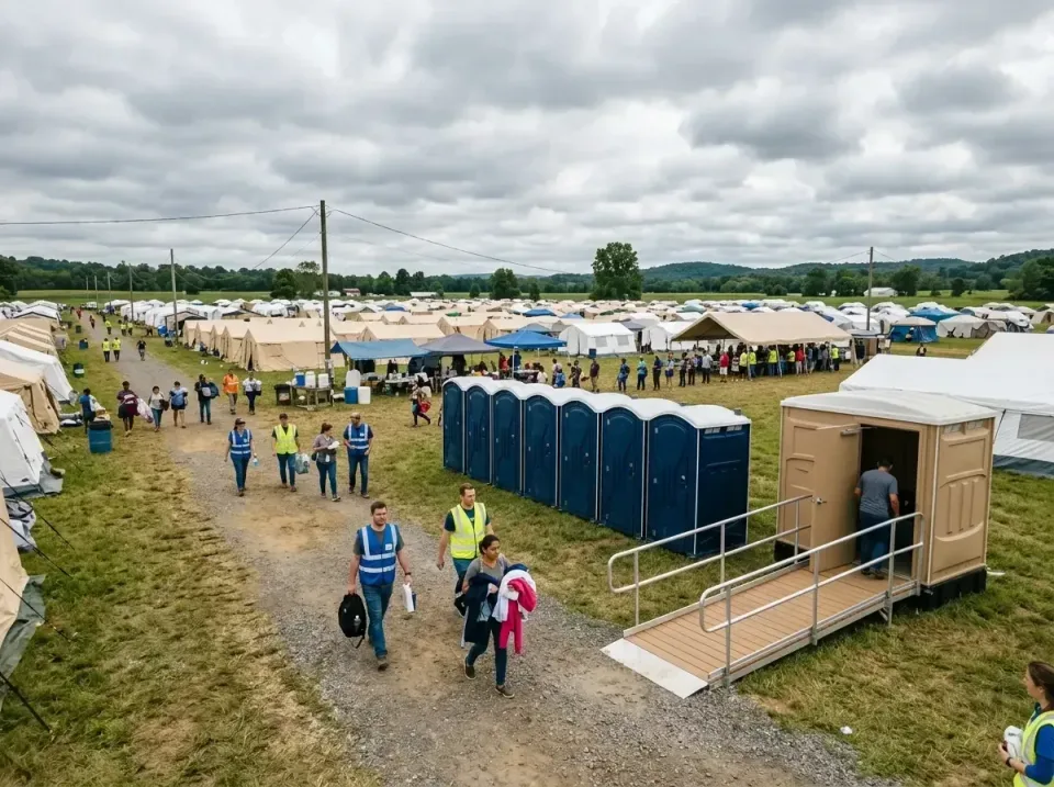 disaster-relief-camp-restrooms-010 — frequently asked questions, Dumpster & Portable Bathrooms Rental in Travilah, MD